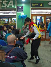 Machu Picchu Train Stn Dancers
