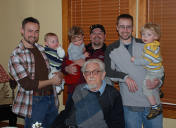 Don with grand- and great-grand-children