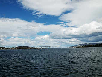 The big Hobart Bridge
