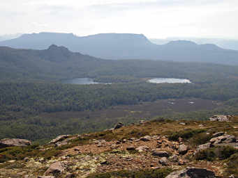 View of Descent Route