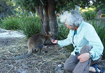 Dona with Wallaby