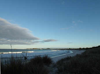 Evening on the beach