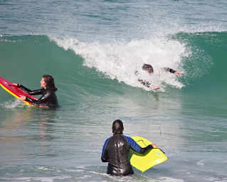 Frapps body surfing