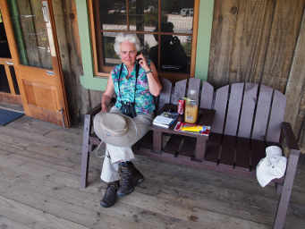 Dona Checking on Veneer