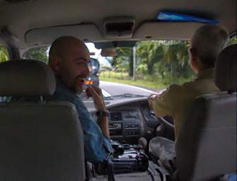 Ram and C.K. In Van
