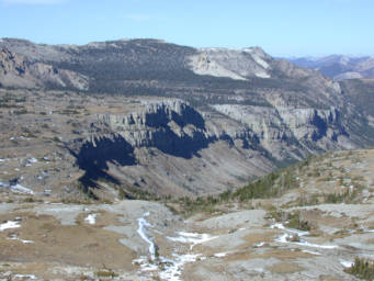 Looking down on Green Fork