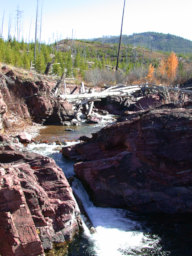 North Fork above the East Fork Confluence