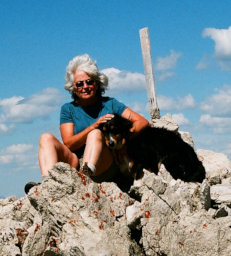 Dona and Max on summit