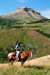Dona and Sky on Jakie Cr Pass, Crown Mt.