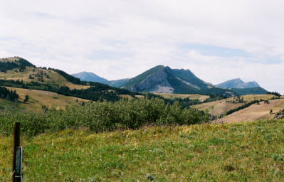 Looking west from Smith Creek trailhead